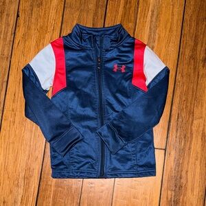 Under Armour Blue Jacket with Red Accent